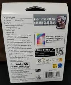 [ENGLISH] Gundam Card Game Starter Deck: [ST07] Celestial Drive - Image 2