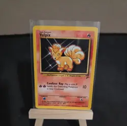 Pokemon TCG Vulpix Base Set Unlimited Common Card 68/102 CGC 8.5 + Base set 2 - Image 3