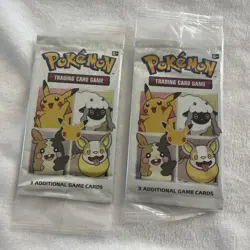 Pokemon GENERAL MILLS 25th Anniversary - 3 Card Packs Promo Lot of Two Sealed - Image 1