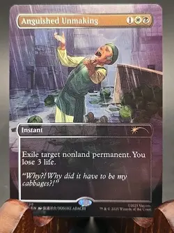 Anguished Unmaking Avatar: The Last Airbender Secret Lair MTG Rainbow Foil NM - Image 1