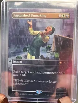 Anguished Unmaking Avatar: The Last Airbender Secret Lair MTG Rainbow Foil NM - Image 3