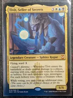 Tivit, Seller of Secrets - Streets of New Capenna Commander (MTG) - Image 1