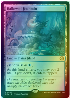 Hallowed Fountain - Foil Lorwyn Eclipsed MTG - Image 1