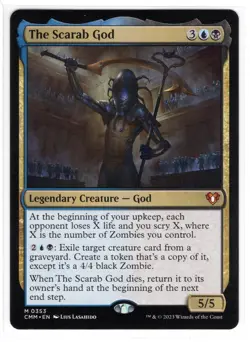 MTG The Scarab God - Commander Masters (CMM) Regular Magic Near Mint - Image 1