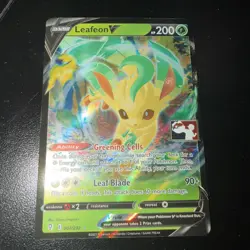 Mint Leafeon V - 007/203 - Ultra Rare Pokemon Prize Pack Series Cards - Image 1