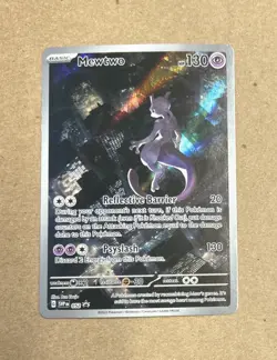 2023 Pokemon Mewtwo Black Star Promo Holo Card 052 - Image 1