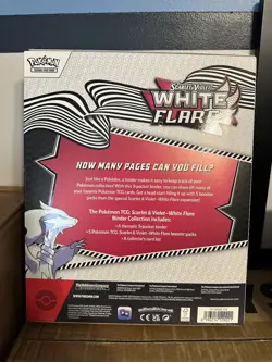 Pokemon TCG: Scarlet & Violet - WHITE FLARE Binder Collection NEW FACTORY SEALED - Image 2