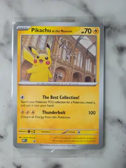 Pokemon TCG Pikachu National History Museum Jumbo Promo Card Brand New ✅ - Image 1
