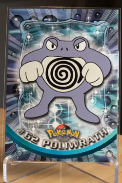 Poliwrath 62 Topps Regular Vintage Pokemon Card NM - Image 1