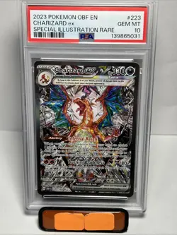 PSA 10 Charizard EX 223/197 Obsidian Flames Special Illustration Rare POKEMON - Image 1