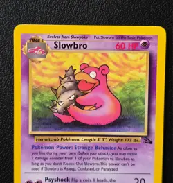 Pokemon Fossil Slowbro 43/62 Unlimited Vintage WOTC Uncommon - Image 2