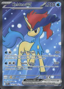 Pokemon TCG - Keldeo ex - 159/086 - SV: White Flare (WHT) - 265 - Image 1