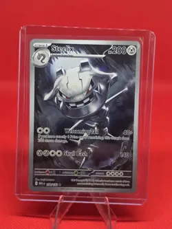 Pokemon TCG Steelix 150/132 Me01: Mega Evolution Holo - Image 1