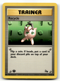 Pokemon TCG - Recycle 61/62 - 1st Edition - Fossil Set Wizards - Image 1