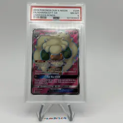 PSA 8 Whimsicott GX 140/214 – 2019 Pokemon Sun & Moon Unbroken Bonds - Image 1
