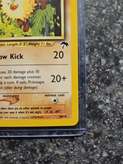 Pokemon TCG Primeape 18/18 Promo 1999 – Near Mint - Image 3
