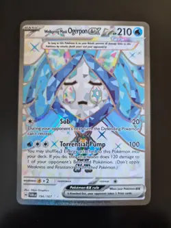 Pokemon TCG - Twilight Masquerade - Wellspring Mask Ogerpon EX 194/167 - Image 1
