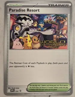 Pokemon World Championship 2025 English Paradise Resort SVP 224 Anaheim Promo #5 - Image 1