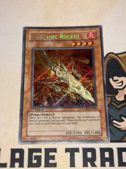 Volcanic Rocket FOTB-EN000 1st Edition Secret Rare Yu-Gi-Oh! NM - Image 2