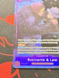 One piece EB04-038 Rosinante & Law SR Alt Art Rosinante & Law English Near Mint - Image 5