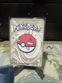 HOLO Pokederp Zardichar - Charizard EX Fan Art Custom Derpy Card Alt Art Holo - Image 2