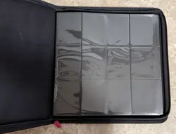 Vault X Red Card Binder 12-Pocket Exo-Tec® Zip - Side-loading, Holds 480 Cards - Image 3