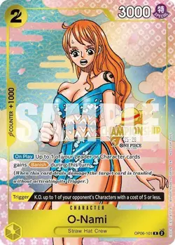 O-Nami & Zoro Juuro | One Piece TCG | Cs 25-26 Championship | Promo Cards GOLD - Image 2