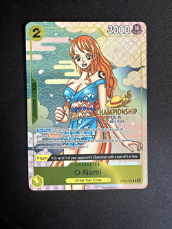 O-Nami & Zoro Juuro | One Piece TCG | Cs 25-26 Championship | Promo Cards GOLD - Image 3