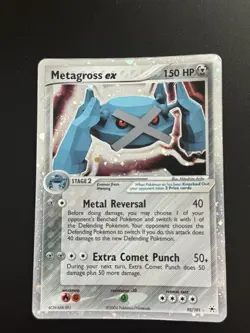 Pokemon Metagross EX Card 95/101 Hidden Legends Holo Rare - Image 2
