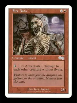 Fire Ants LP Light Play Urza's Saga MTG [10558] - Image 1