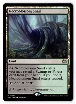 Necroblossom Snarl 290 Commander: Duskmourn: House of Horror NM - Image 1