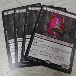 MTG Concealing Curtains x4 Innistrad Crimson Vow Playset Regular Non-foil - Image 1