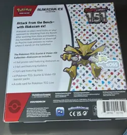 Pokemon Scarlet & Violet 151 Alakazam ex Collection Box Promo Booster Foil - Image 2