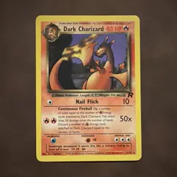 Dark Charizard 21/82 Team Rocket Rare Regular Pokemon TCG Card English Unlimited - Image 1