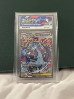 Mega Charizard X ex Black Star Promo 023 Mega Charizard X ACE Mint 9 Pokemon - Image 1