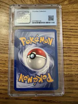 2003 Pokemon EX Sandstorm Seedot 76 Rev Holo Chumlee Coll. CGC 9 - Image 2