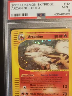 Pokemon Arcanine H2/H32 WotC Skyridge Holo PSA 9 - Image 3