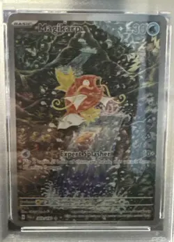 2023 POKEMON PAL EN-PALDEA EVOLVED ILLUSTRATION RARE #203 MAGIKARP PSA 7 - Image 2