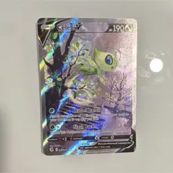 Celebi V 245/264 Swsh08: Fusion Strike Ultra Rare Full Art Holo Pokemon TCG - Image 1