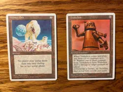 MTG: 4th Ed Winter Orb And Triskelion Artifact - Vintage Magic The Gathering ‘95 - Image 1
