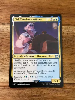 Final Fantasy Cid, Timeless Artificer non foil Magic MTG FIN216 - Image 1