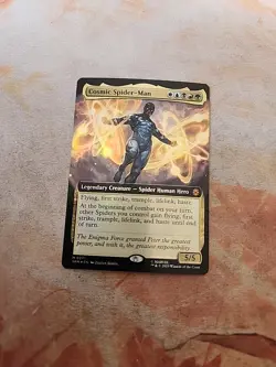 Cosmic-Spidee Man Extended Art Foil Marvel's Spider-Man MTG NM - Image 1