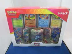 2024 New In Box Pokemon Trading Card Game 5 Pack Scarlet & Violet 151 - Image 1