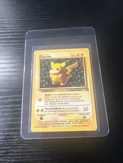 Pikachu #1 Black Star Promo WOTC Vintage Pokemon - Image 1