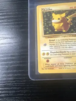 Pikachu #1 Black Star Promo WOTC Vintage Pokemon - Image 2