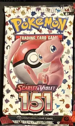 Pokemon TCG Scarlet & Violet 151 Booster Pack Factory Sealed Lot of 3 - Image 1
