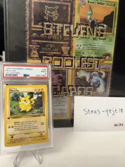 Pikachu Jungle 1st edition - PSA 9 - Pokemon 1999 60/64 - Image 1