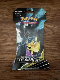 Team Up Sleeved Blister Booster Pack - Factory Sealed Pokemon - Image 1