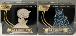 Pokemon Mega Evolution Elite Trainer Box ETB Set of 2 Sealed - Image 1