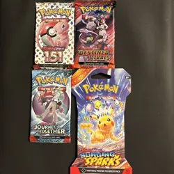 Pokemon TCG Variety Booster Pack Bundle (4 Packs) Factory Sealed - Image 1